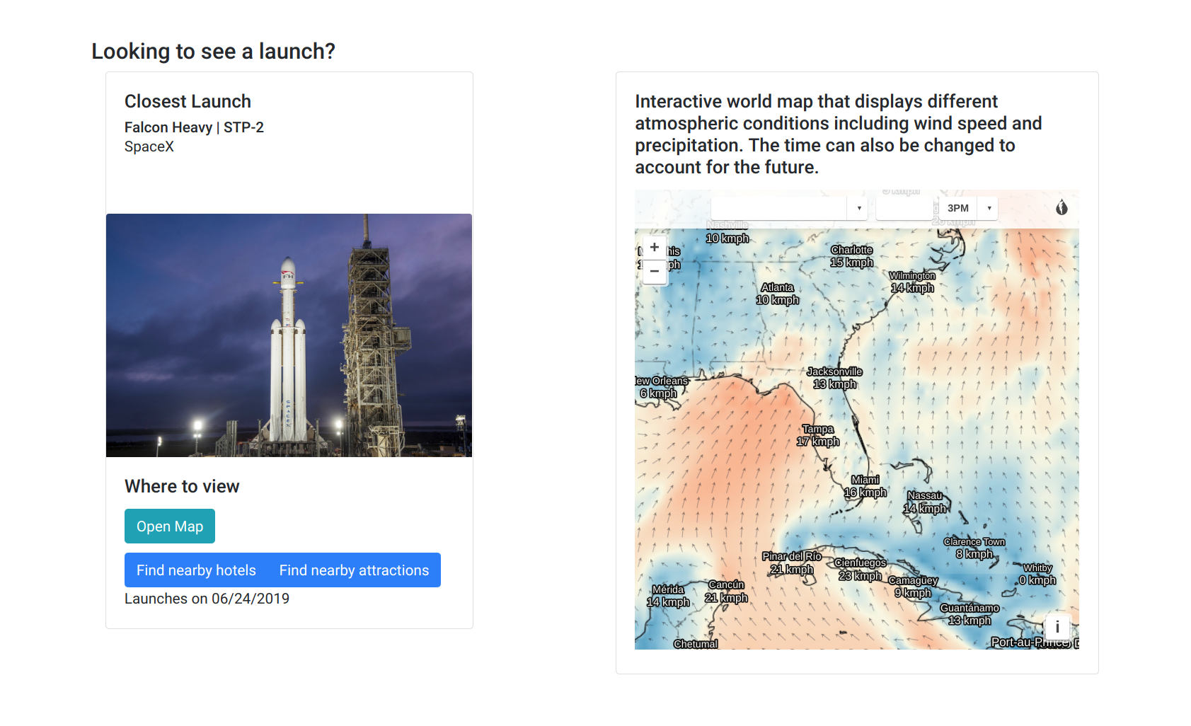 Rocket Launch App